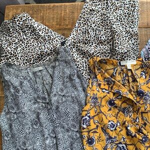 Lot of 8 blouses